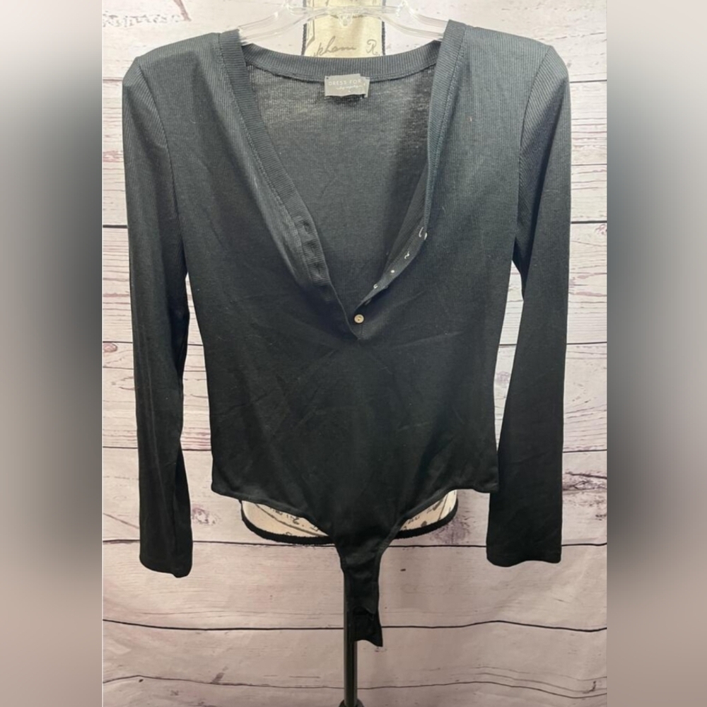 sexy v-neck bodysuit long sleeve Lightweight cozy